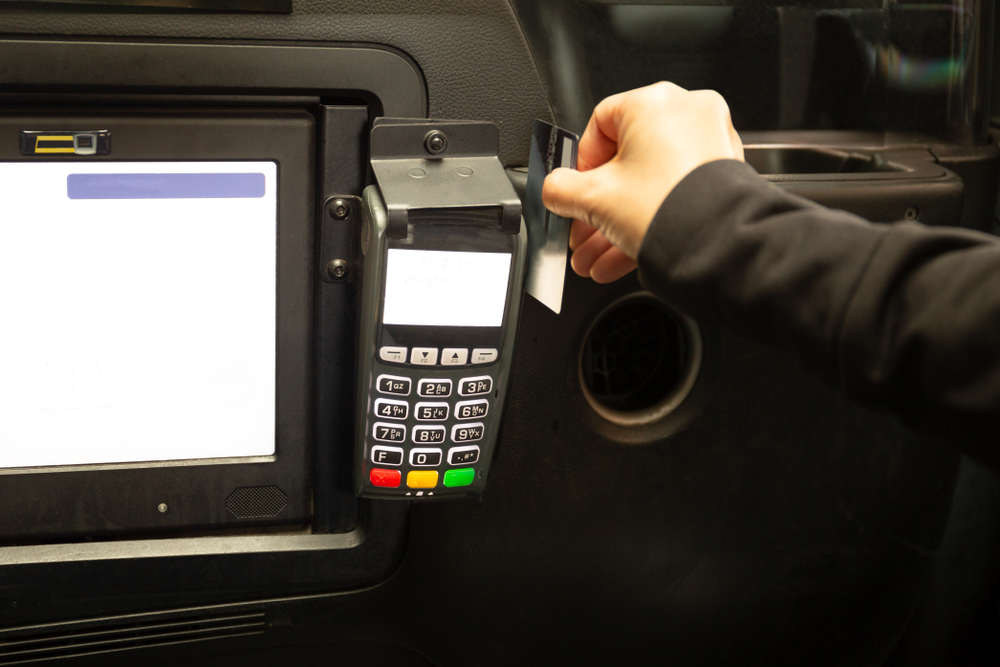 taxi card machines